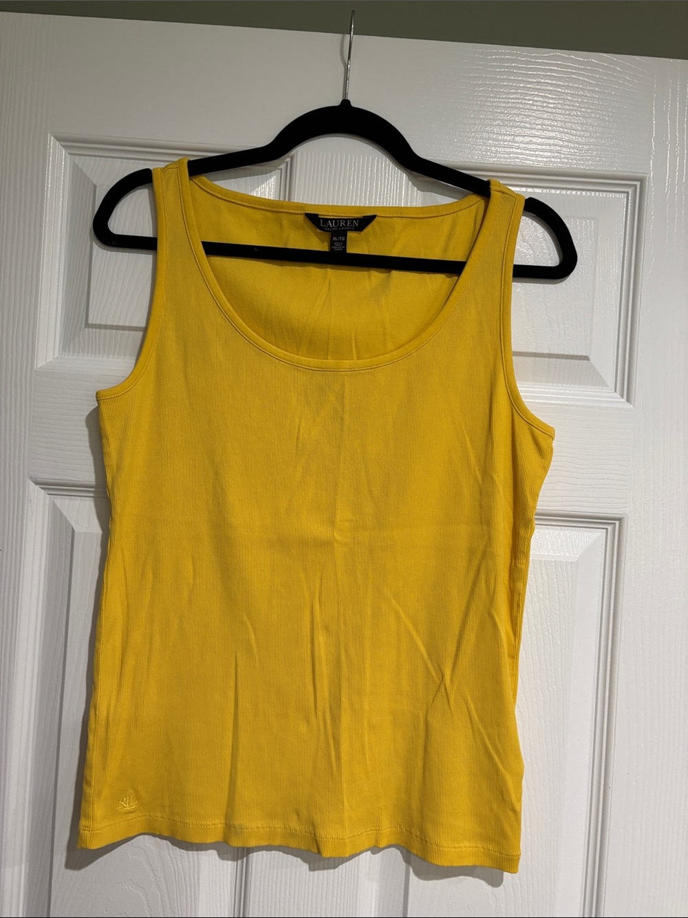 Ralph Lauren Bright Yellow Scoop Neck Tank